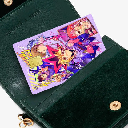 Amine Yu Gi Oh Classic Diy Credit Debit Card Sticker Party Sticker Decoration Waterproof Small Chip Card Skin Sticker