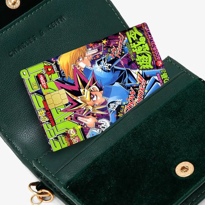 Amine Yu Gi Oh Classic Diy Credit Debit Card Sticker Party Sticker Decoration Waterproof Small Chip Card Skin Sticker