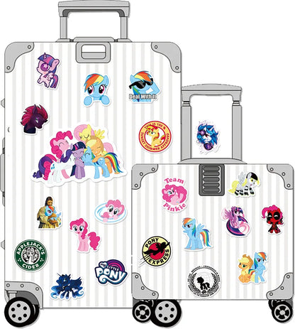 50Pcs Pony Stickers Cute Cartoon Stickers Mobile Phone Cup Notebook Waterproof Decorative Hand Account Stickers