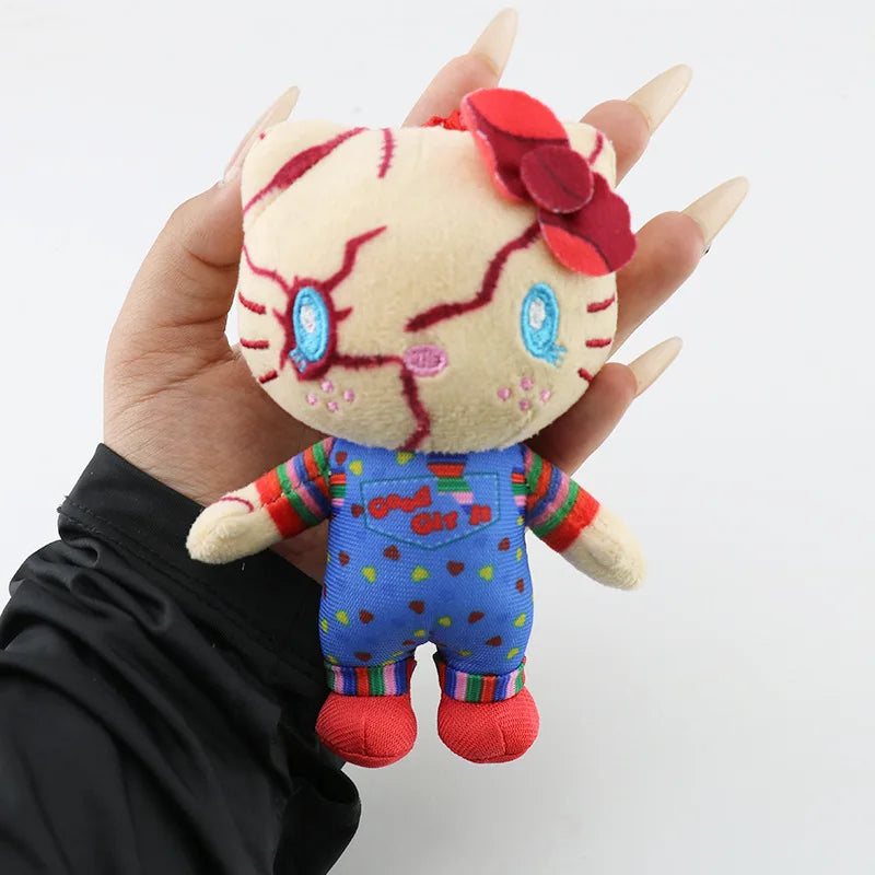 2026 Cute Halloween Creative Plush Toy Clown Resurrection Ghost Baby Chacy Chucky Plush Doll Kids Birthday Gift