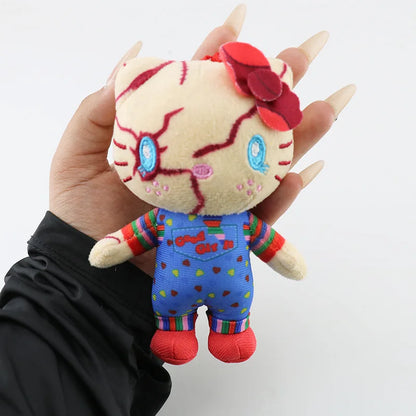 2026 Cute Halloween Creative Plush Toy Clown Resurrection Ghost Baby Chacy Chucky Plush Doll Kids Birthday Gift