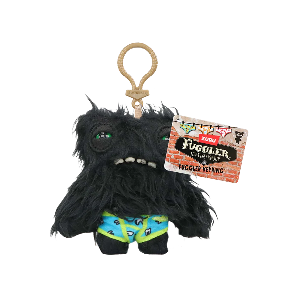 Fuggler Ugly Cute Monster Plush, 4inch Collectible Stuffed Toy, Funny Hairy Alien Doll for Fans Gift