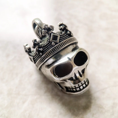 Pendant Sword With Crown Skull Knight Window New Fine Jewelry Europe Style 925 Sterling Silver Protection Gift For Women Men