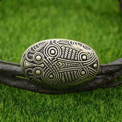 Nostalgia 1Pcs Retro Sweden Norse Viking Brooches Badge Suit Shirt Clothing Jewelry Brosch Talisman