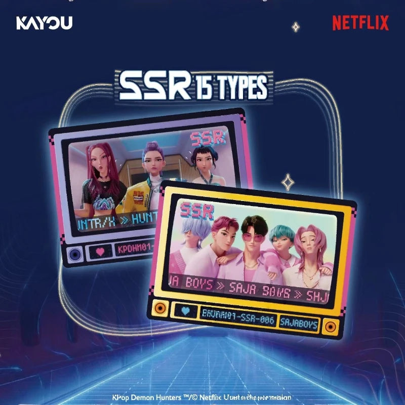 KAYOU Genuine KPop Demon Hunters Card KPop Demon Hunters‑Collectible Trading Cards‑Special Mini Edition‑001‑APAC‑Series 1‑A
