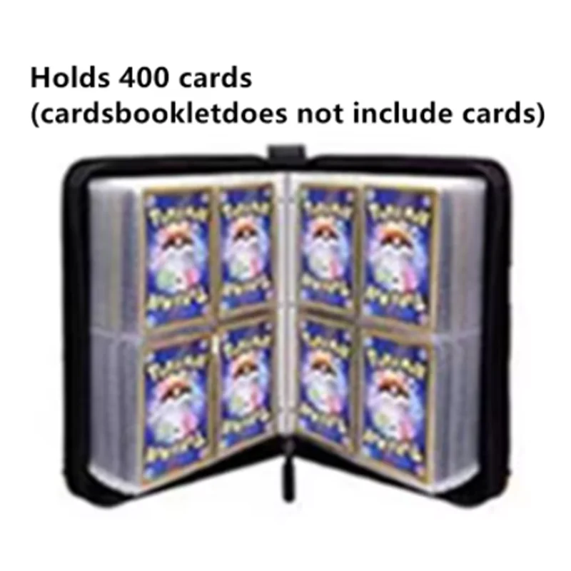 My Little Pony 400pcs/900pcs Card Album Book Folder 4/9 Card Slots Collections Zipper Double Pocket Zipper Card Binder Holder