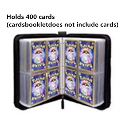 My Little Pony 400pcs/900pcs Card Album Book Folder 4/9 Card Slots Collections Zipper Double Pocket Zipper Card Binder Holder