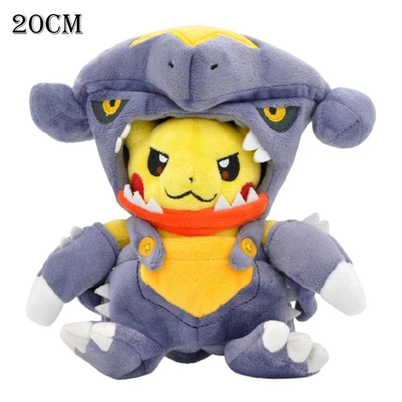 Pokemon Pikachu Morpeko Gengar Cosplay Toy Snorlax Garchomp Tyranitar Hydreigon Anime Eevee Lapras Stuffed Plush Charizard doll