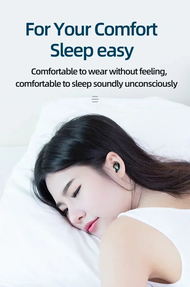 Sports Waterproof Wireless Earbuds, TWS, Bluetooth 5.3, Hi-Fi Stereo Sound, Built-in Mic
