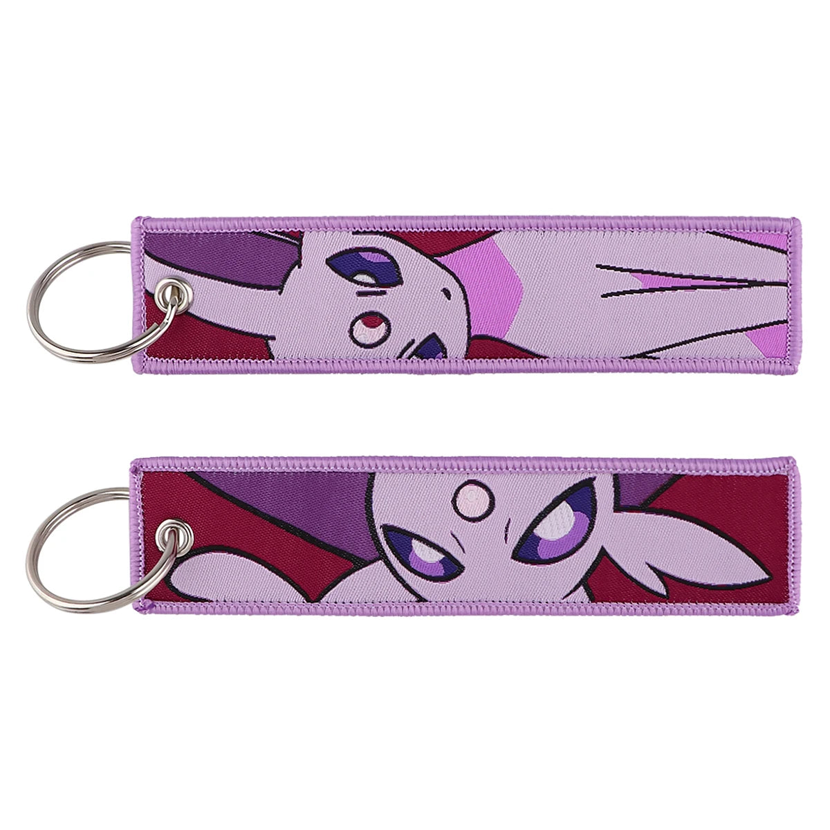 Anime Cute Animal Jet Tag Embroidery Keys Tag Women Keyring Cartoon Car Keys Fashion Jewelry Accessories Kids Gifts 1PCS