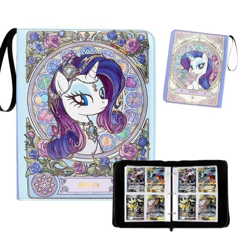 400 My Little Pony Anime Cartoon Album Book Game Card Collection Binder Children’s Toy Large Capacity Business Card Holder Gift