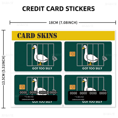 Amine Yu Gi Oh Classic Diy Credit Debit Card Sticker Party Sticker Decoration Waterproof Small Chip Card Skin Sticker