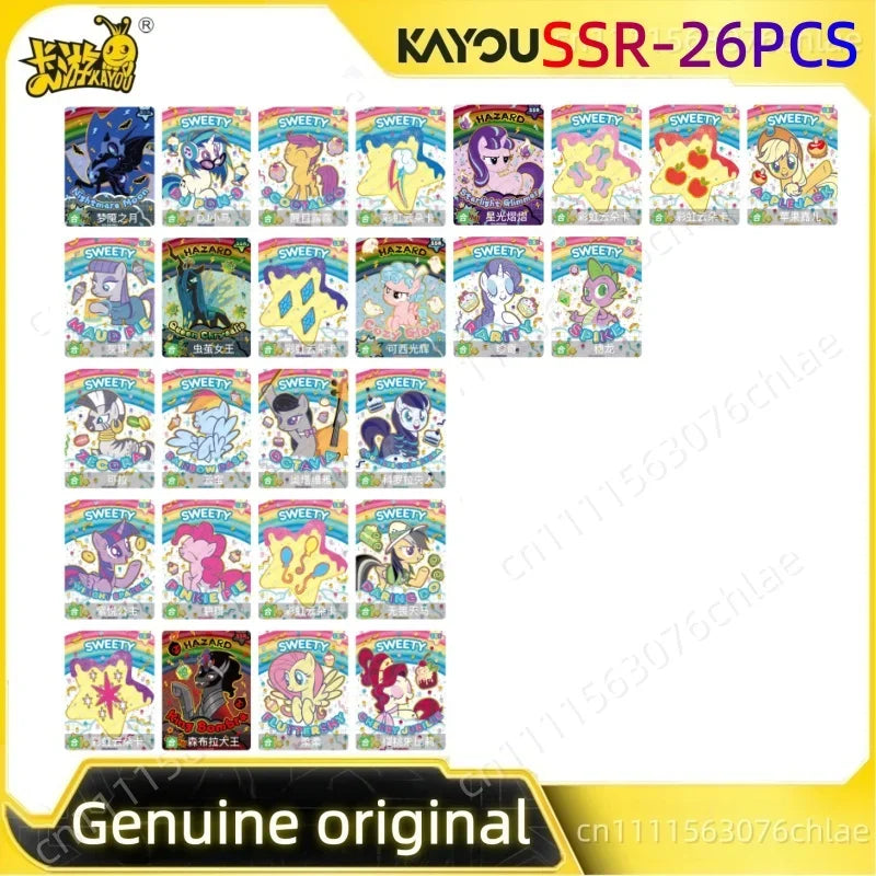 KAYOU Genuine My Little Pony Card T11W10 Friendship Eternal Card Hidden SC ZR SGR SSR Rare Collection Card Toy