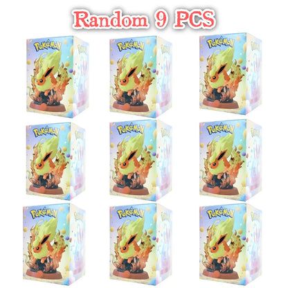 8 style Pok é mon Action Doll Pikachu Adventure Eevee Blind Box Anime Model Desktop Decorations Pok é mon Toys Boy Birthday Gift