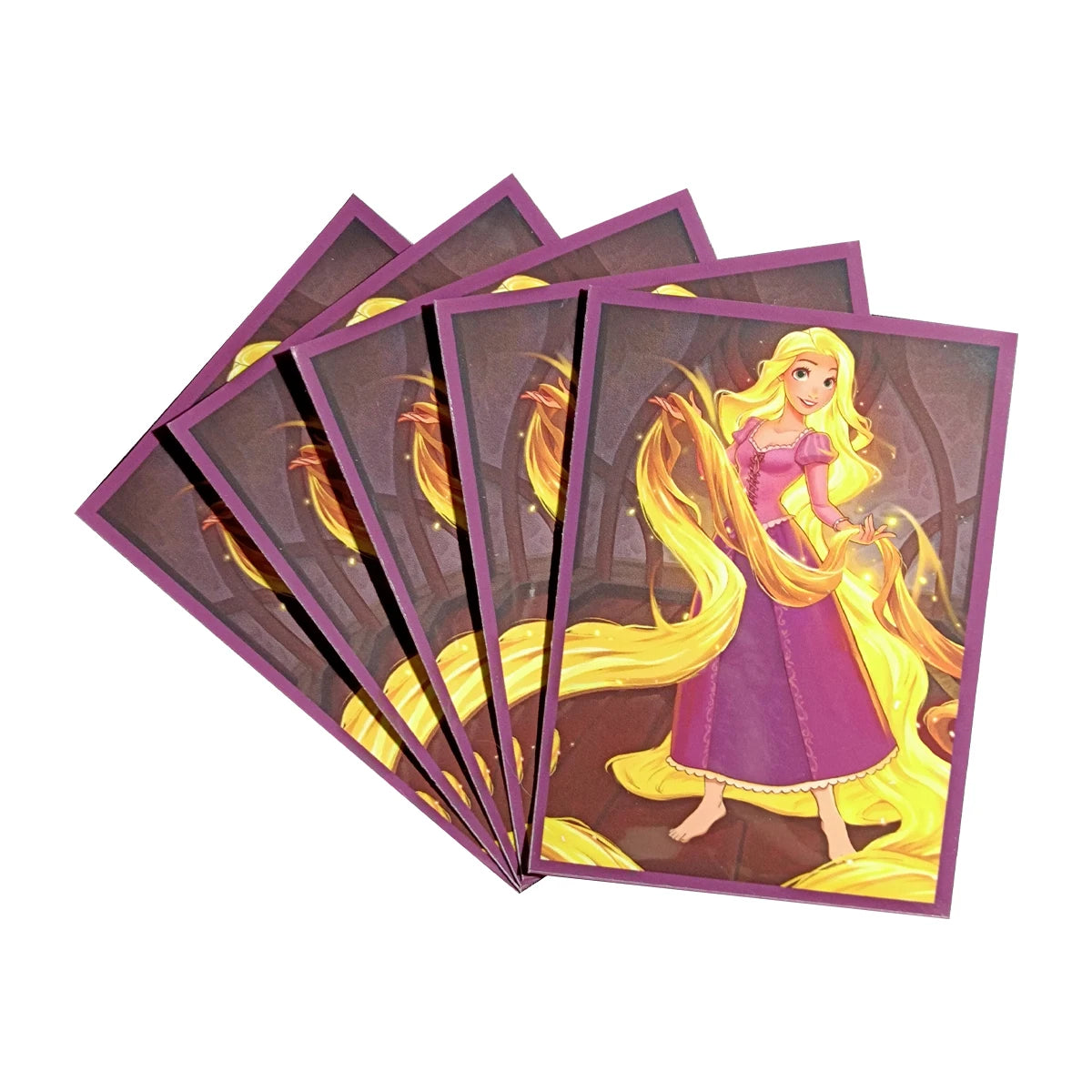60Pcs/Set 66x91mm Anime TCG Game Lorcana Trading Card Game DIY Matte Card Sleeve Hobbies Collection Gift Toys
