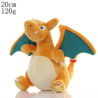 2026 Pokemon Plush Dolls Set - Soft Stuffed Animals Pikachu Charmander Bulbasaur Squirtle Psyduck Eevee Peluche Toy Gifts
