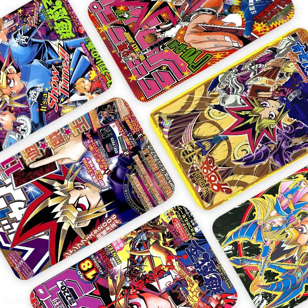 Amine Yu Gi Oh Classic Diy Credit Debit Card Sticker Party Sticker Decoration Waterproof Small Chip Card Skin Sticker