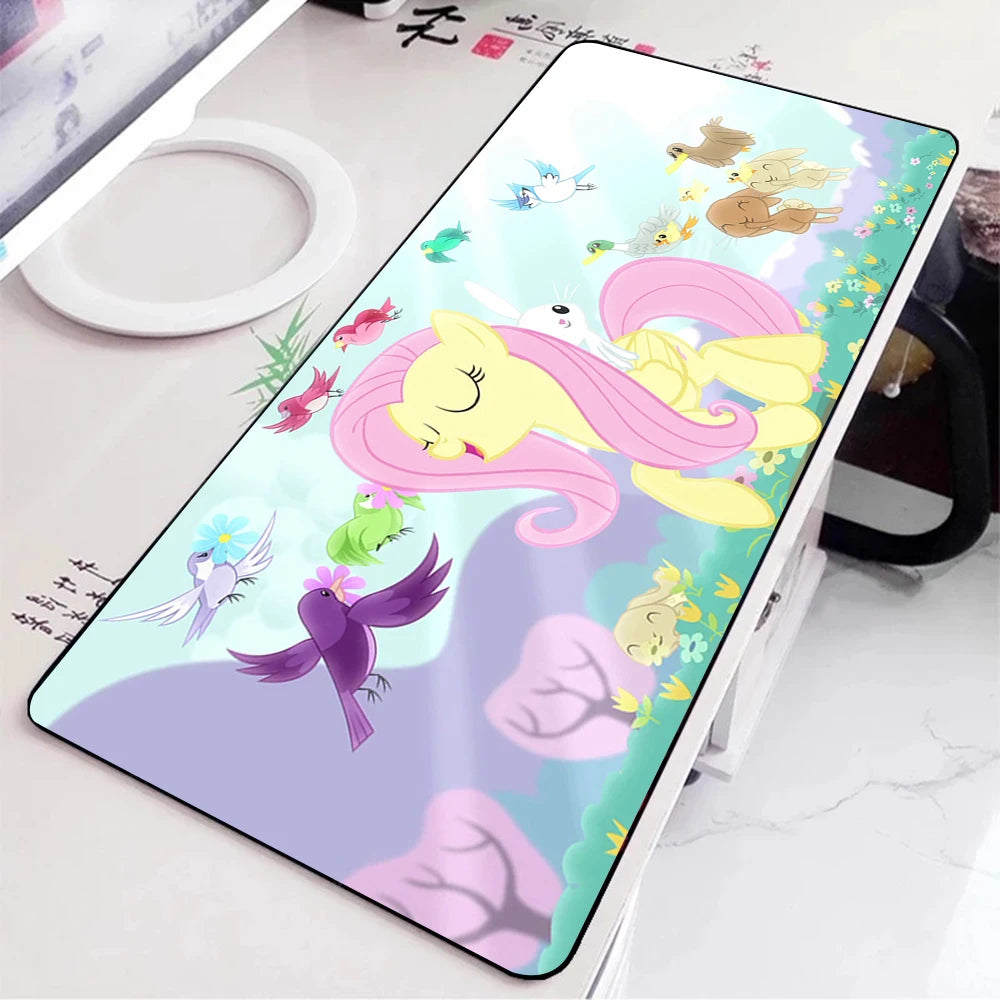 Pony Hot Little Unicorns Mousepad HD Printing Computer Gamers Locking Edge Non-slip Mouse Pad XXL90x40cm Keyboard PC Desk Pad