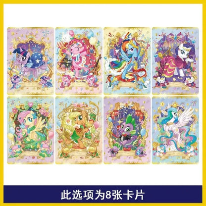 KAYOU Genuine My Little Pony Card Friendship Eternal 6 7 8 Huiyue Series SC SLR SGR UR Cute Princess Anime Collectible Cards Toy