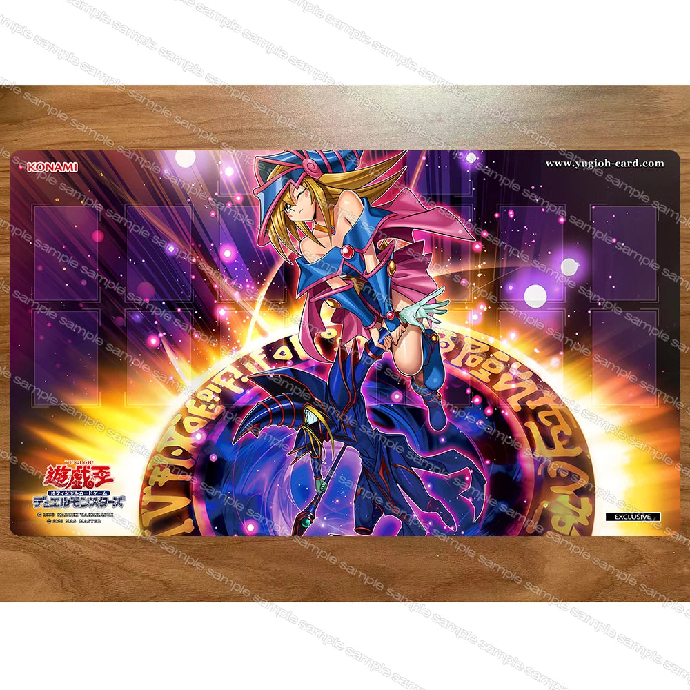 Yu-Gi-Oh Playmat Dark Magician Girl Card Game Pad YGO Mat KMC TCG YuGiOh M-007