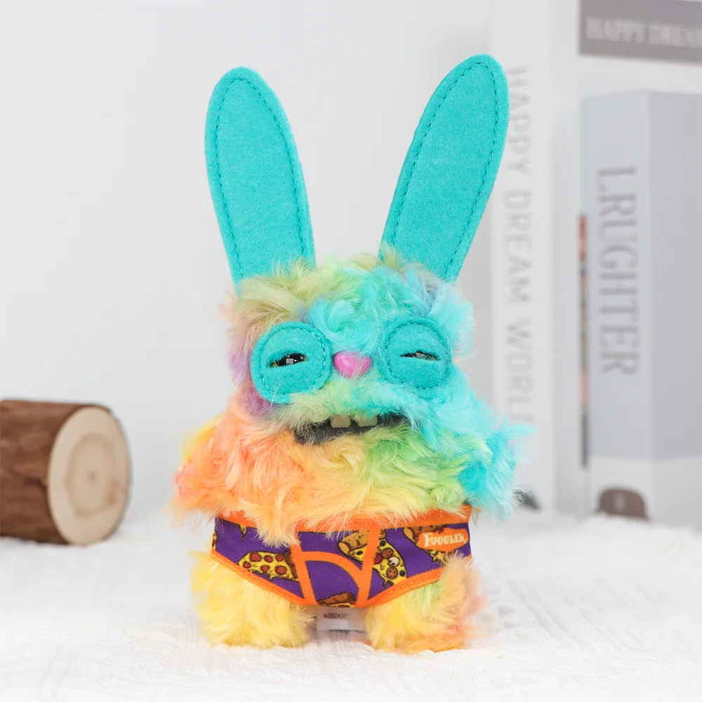 Fuggler Ugly Cute Monster Plush, 4inch Collectible Stuffed Toy, Funny Hairy Alien Doll for Fans Gift