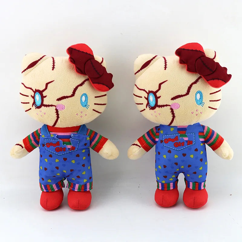 2026 Cute Halloween Creative Plush Toy Clown Resurrection Ghost Baby Chacy Chucky Plush Doll Kids Birthday Gift