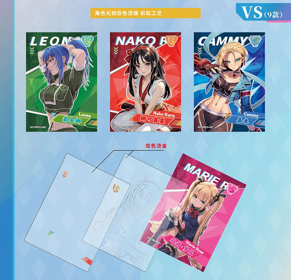 Exceedingly Beautiful Women Goddess Cards Anime Premium Spicy HOLO Booster Thick Exquisite Metal Card Games Toys Gift