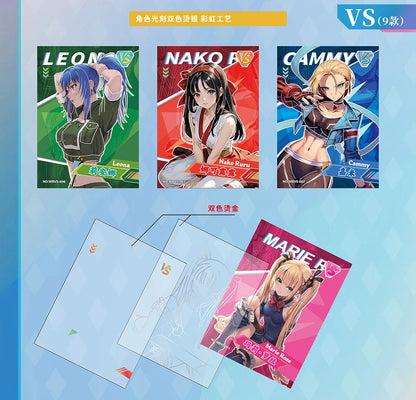 Exceedingly Beautiful Women Goddess Cards Anime Premium Spicy HOLO Booster Thick Exquisite Metal Card Games Toys Gift
