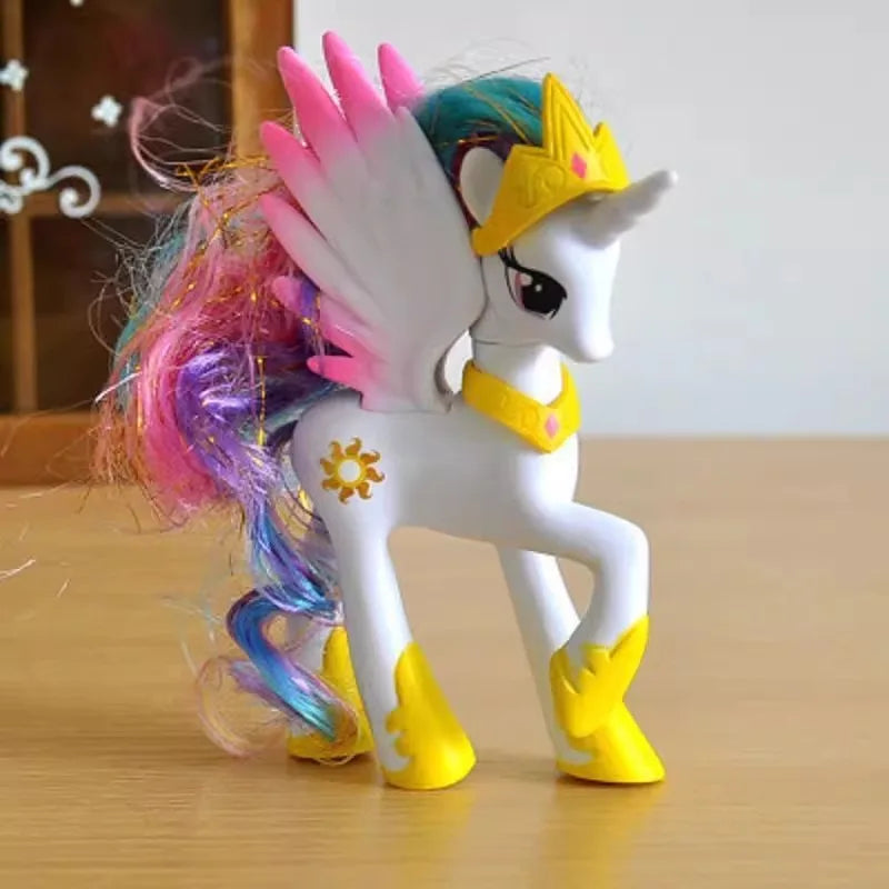 My Little Pony Toy Set Fluttershy Rainbow Dash Twilight Sparkle Princess Cadence Luna Hand Gift
