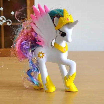 My Little Pony Toy Set Fluttershy Rainbow Dash Twilight Sparkle Princess Cadence Luna Hand Gift