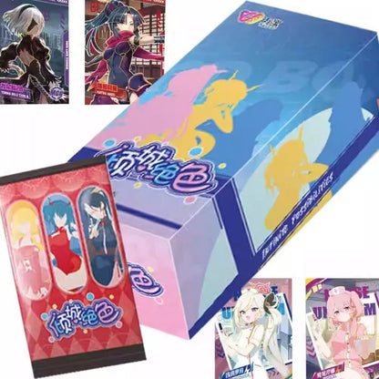 Exceedingly Beautiful Women Goddess Cards Anime Premium Spicy HOLO Booster Thick Exquisite Metal Card Games Toys Gift