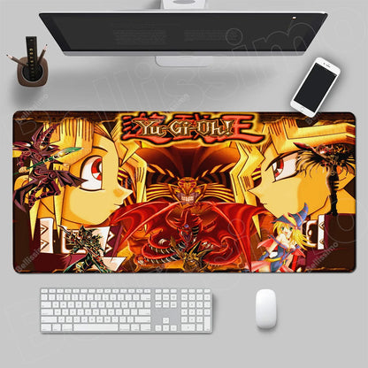 Large Mouse Pad Gamer Yu Gi Oh Mousepad Mats Gaming Pc Computer Accessories Mausepad Rubber Mat Deskmat Office Carpet Anime Desk