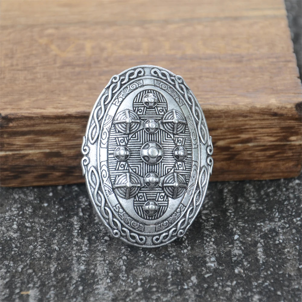Nostalgia 1Pcs Retro Sweden Norse Viking Brooches Badge Suit Shirt Clothing Jewelry Brosch Talisman