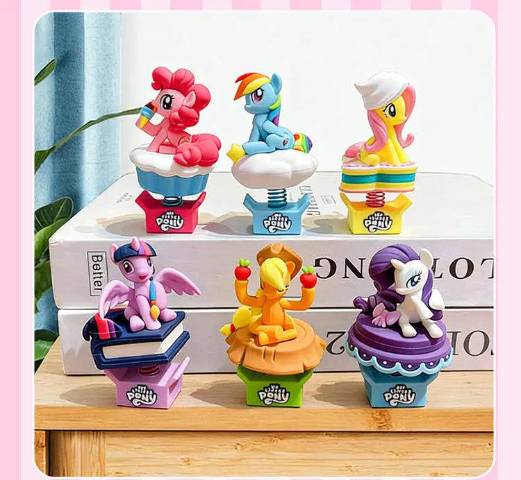My Little Pony Twilight Sparkle Rarity Rocking Ornament Home Decor Car-mounted Accessories Stress-relieving Toys Gifts Genuine