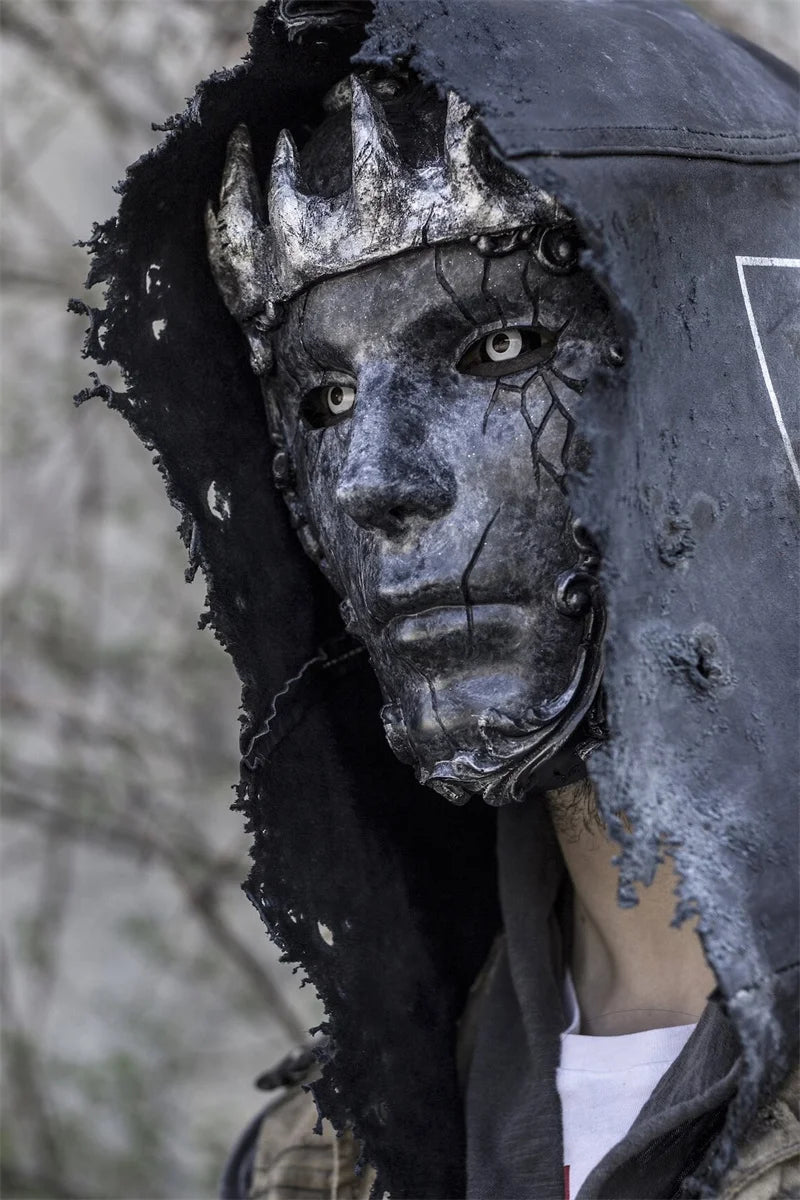 Halloween Abyss King Mask Walker King Cosplay Mask Halloween Noble King Mask Full Venice Mask Clothing Accessories