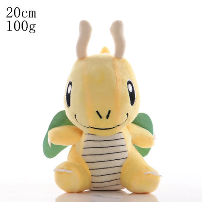 2026 Pokemon Plush Dolls Set - Soft Stuffed Animals Pikachu Charmander Bulbasaur Squirtle Psyduck Eevee Peluche Toy Gifts