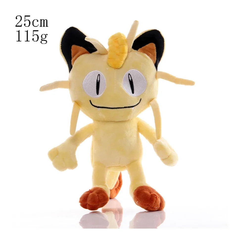 Hot Sale Pokemon Plush Dolls Set - Pikachu Charmander Bulbasaur Squirtle Psyduck Eevee Soft Stuffed Animals Peluche Toy Gifts