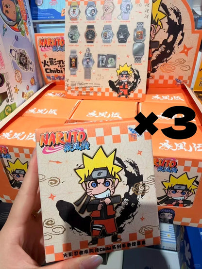 New Original In-Stock Original Valley Anime Narut Shippuden Chibi Watch Series Blind Box Anime Peripheral Trendy Watch Gift