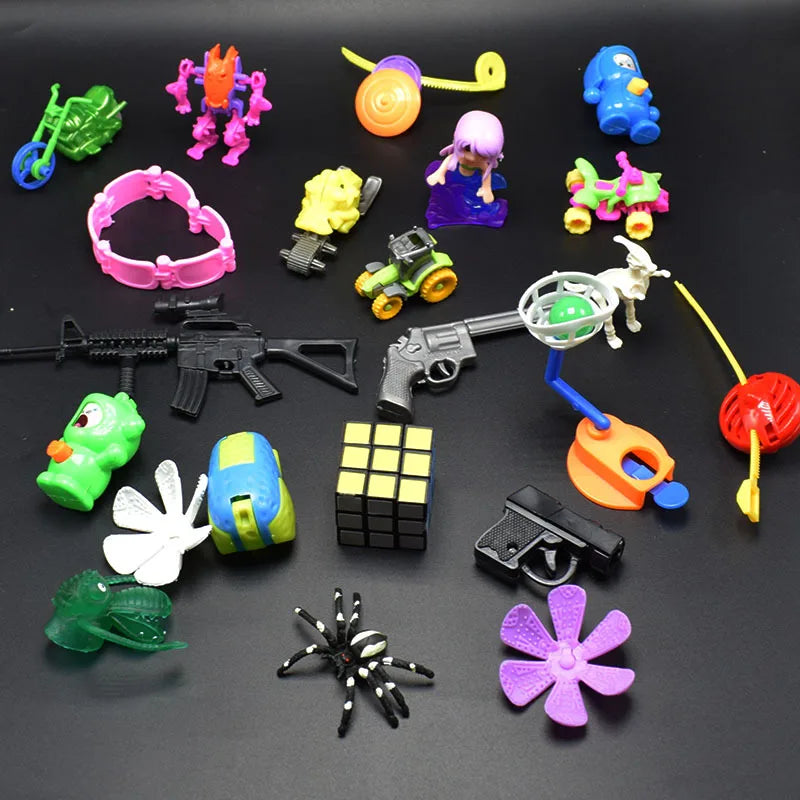 20PCS Gachapon Machine Transparent Gachapon Toys Creative Coin-Operated Gachapon with Random Doll Toys Children's Birthday Gift