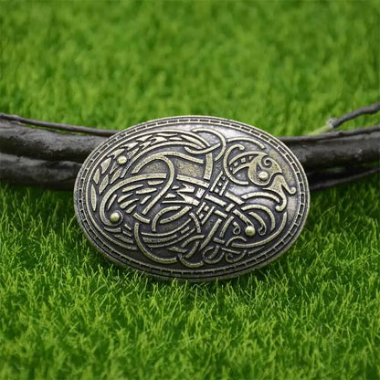 Nostalgia 1Pcs Retro Sweden Norse Viking Brooches Badge Suit Shirt Clothing Jewelry Brosch Talisman