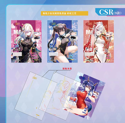 Exceedingly Beautiful Women Goddess Cards Anime Premium Spicy HOLO Booster Thick Exquisite Metal Card Games Toys Gift