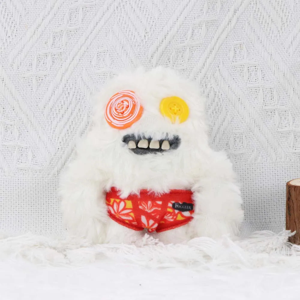 Fuggler Ugly Cute Monster Plush, 4inch Collectible Stuffed Toy, Funny Hairy Alien Doll for Fans Gift