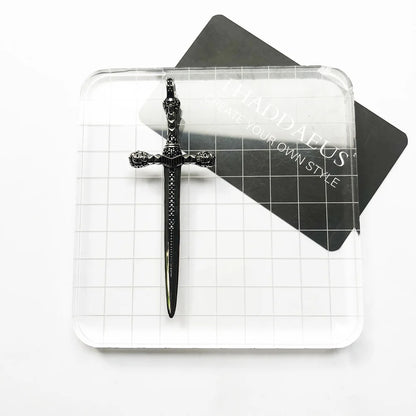 Pendant Sword With Crown Skull Knight Window New Fine Jewelry Europe Style 925 Sterling Silver Protection Gift For Women Men