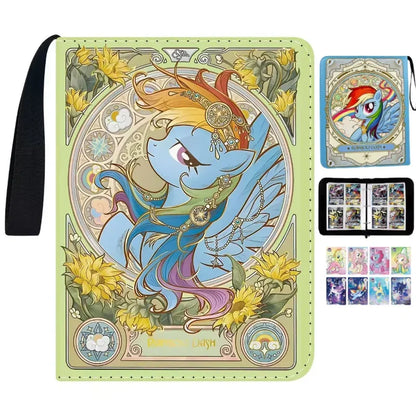 400 My Little Pony Anime Cartoon Album Book Game Card Collection Binder Children’s Toy Large Capacity Business Card Holder Gift