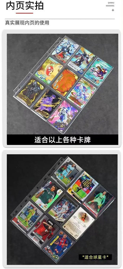 Powerpuff Girls Card Organizer 400/900 Cards Pack with 4/9 Card Slots Zippered Double Pockets Anime Merchandise Gift