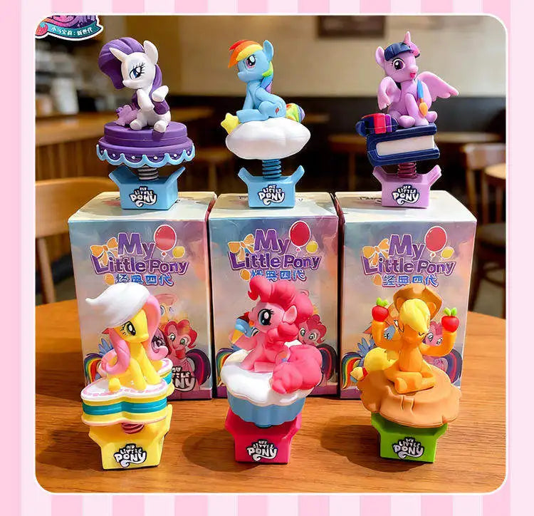 My Little Pony Twilight Sparkle Rarity Rocking Ornament Home Decor Car-mounted Accessories Stress-relieving Toys Gifts Genuine