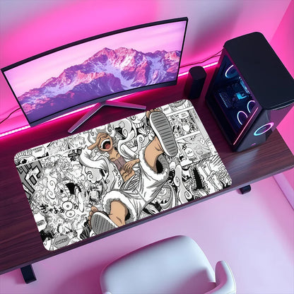 Mouse Pad Pirates Non-slip P-PIECE Lockedge ONE Office Student Gaming Battle Thickened Anime Large Writing Cushion MousePad