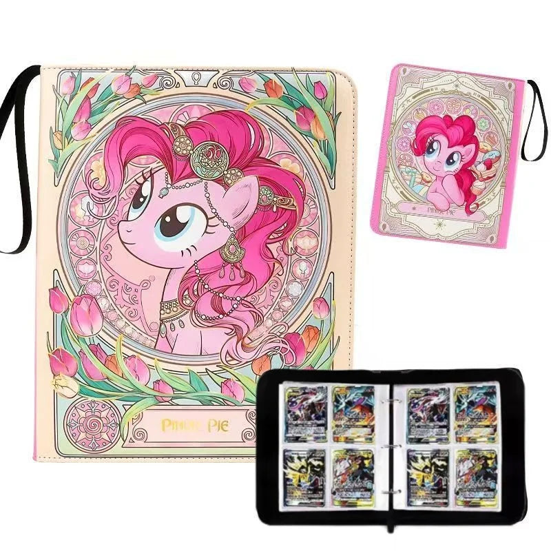 400 My Little Pony Anime Cartoon Album Book Game Card Collection Binder Children’s Toy Large Capacity Business Card Holder Gift