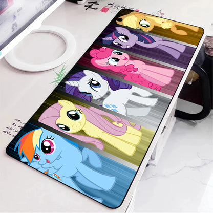 Pony Hot Little Unicorns Mousepad HD Printing Computer Gamers Locking Edge Non-slip Mouse Pad XXL90x40cm Keyboard PC Desk Pad