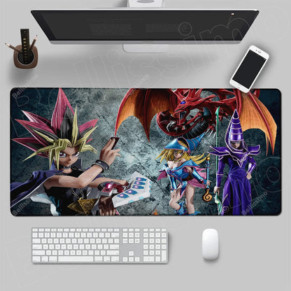 Large Mouse Pad Gamer Yu Gi Oh Mousepad Mats Gaming Pc Computer Accessories Mausepad Rubber Mat Deskmat Office Carpet Anime Desk
